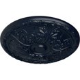 thumbnail image 3 of Ekena Millwork 15 3/4"OD x 5/8"P Granada Ceiling Medallion (Fits Canopies up to 4 1/4"), Hand-Painted Midnight Dream, 3 of 6