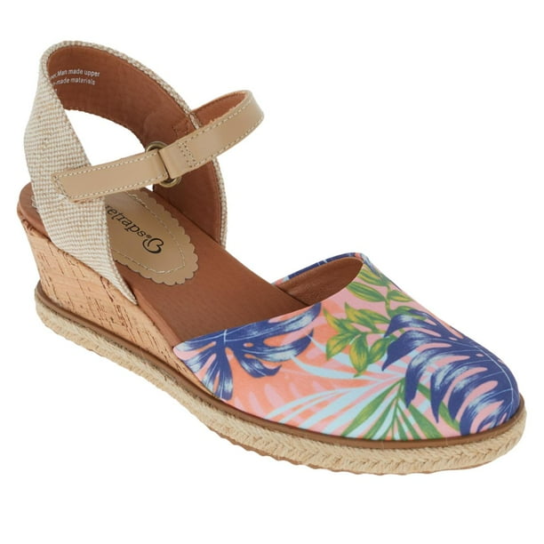 Baretraps Ocean ClosedToe Espadrille Wedge Sandal