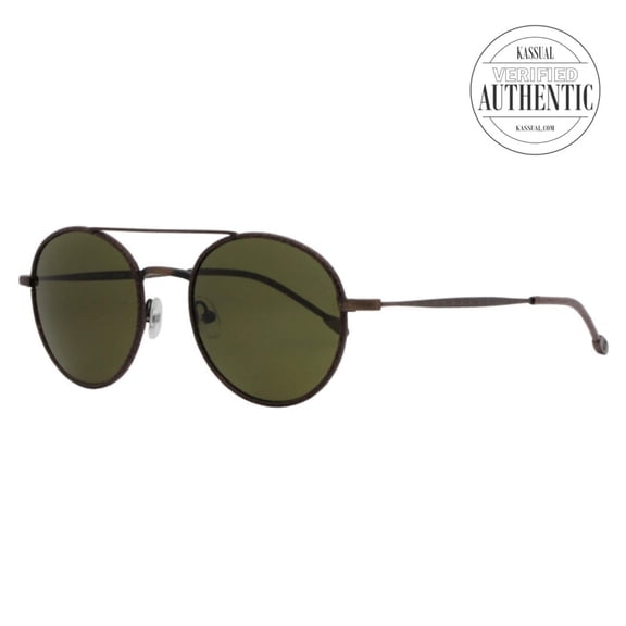 John Varvatos Round Sunglasses V799 Brown 52mm 799