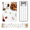 thumbnail image 6 of Table Runner Dresser Scarves 36 Inch Long, Spring Blossoming Floral with Butterfly Linen Dining Table Runners Garden Floral Art on White Tabletop Scarf for Wedding Holiday Party Kitchen, 6 of 7