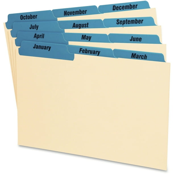 oxford-oxf05813-laminated-tab-index-card-guides-12-set-walmart