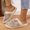 Brown Bow, variant on Cozy & Chic Women's Winter Plush Slippers - Soft, Warm Indoor Comfort with Non-Slip PVC Sole, Cream Cuff Detail, Hand Washable - Perfect for Home Relaxation