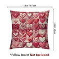 thumbnail image 4 of Valentines Pillow Decorative Pillow Covers Heart Ourdoor Spring Throw Pillows Case Decorative Cushion Cases for Valentines Day Gift Bedroom Clearance, 4 of 7