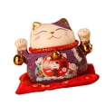 thumbnail image 2 of Lucky Cat Saving Pot, Lucky Cat Coin Bank Lovely  Wish Exquisite Pattern Ceramic  For Office, 2 of 8