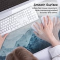 thumbnail image 6 of Desk Pad Large Keyboard and Mouse Pad for Laptop Computer, PU Leather Desk Cover Protector, Desk Décor Accessories for Office Home Work Writing Gaming 31.5" x 15.7" - Watercolor Mountain, 6 of 6
