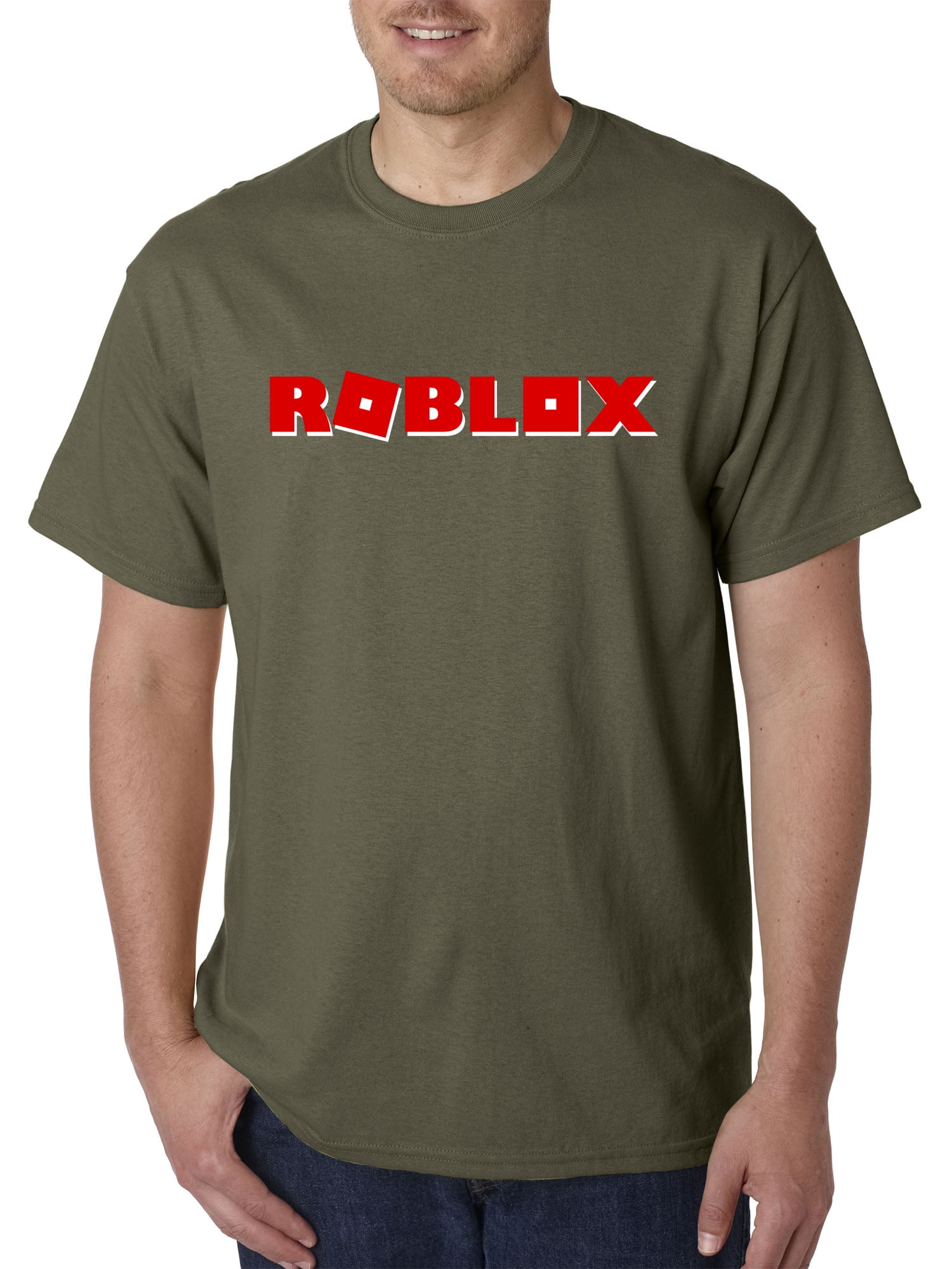 New Way New Way 922 Unisex T Shirt Roblox Logo Game Filled - green shirt white skin roblox