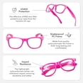 thumbnail image 6 of Clear Lens Non-Prescription Retro Nerd Glasses for Men Women Costume Cosplay Pretend Fake Eyewear, 6 of 6