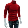 thumbnail image 2 of Suéter de manga larga de color liso con cuello alto y talla grande para jóvenes de talla 20, para primavera, otoño e invierno, venta al por menor, 2 of 6