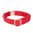 thumbnail image 6 of YUDOTE Ultra-soft Dog Collar Natural Cotton Corduroy Made for Small Dogs with Sensitive Skin,Red, 6 of 8