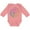 Mauve, variant on Pi Day Pi Numerals in Rainbow Spiral Boys or Girls Long Sleeve Baby Bodysuit