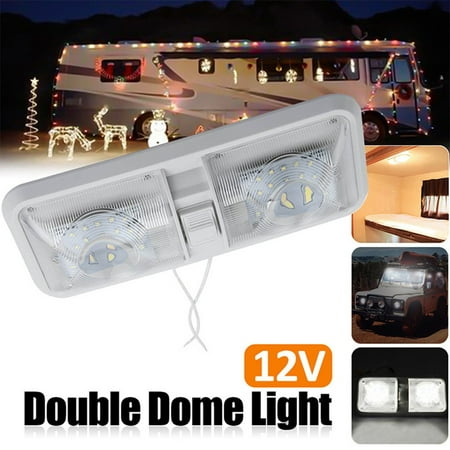 

Boat Ceiling Light Reading Lamp 12V 28*13*3.8 Cm Adjustable Double Sided