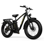 SOHAMO Electric Bike for Adults, 750W Beach Snow E Bikes, 48V 20AH Battery, 26 Inch Mountain Bike for Men, Shimano 7 Speed UL2849
