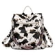 thumbnail image 1 of Mochila de moda para mujer, bolso de viaje de piel sintética, color beige vaca, 1 of 1
