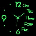 thumbnail image 4 of Acrylic Luminous Wall Clock Stickers Sticker Glowing Clocks Modern DIY for Home Decoration Style 1, 4 of 9