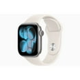 thumbnail image 1 of Restored Apple Watch Series 11 - GPS - 46mm Space Gray Aluminum Case with Starlight Sport Band - M/L (Refurbished), 1 of 5