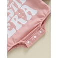 thumbnail image 7 of Bslissey Baby Girls Sweatshirt Romper Pink Long Sleeve Letter Print Crew Neck Bodysuit Newborn Infant Loose Jumpsuit Casual Daily Clothes 3M 6M 12M 18M, 7 of 7