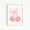 B, variant on Stylish pink bow wall art, watercolor college-style poster, suitable for college dorms and bedroom wall decoration. Size: 50*70 cm, unframed.,E