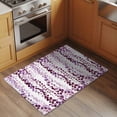 thumbnail image 2 of Area Rug 2 x 3 Ft, Purple Weeping Eucalyptus Indoor Accent Bathroom Rugs for Kitchen/Laundry Room, Spring Summer Farmhouse Leaves Washable Non-Slip Runner Floor Mat for Entryway, Living Room, 2 of 8