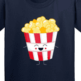 thumbnail image 4 of Inktastic Cute Kawaii Popcorn Youth T-Shirt, 4 of 5