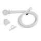 thumbnail image 1 of Kit de cabezal de ducha Dura Faucet DF-SA130-WT con manguera de 1,5 m que ahorra agua, 1 of 5