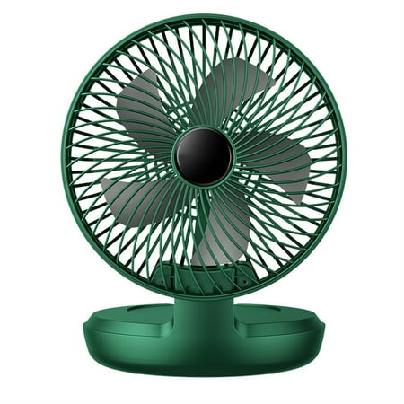 

Toma USB-Powered Desk Fan Bedroom Nightstand Tabletop Air Cooling Device Home Office RV Truck Travel Indoor Outdoor Accessories Green