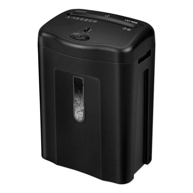 Output Light-Duty Cross-Cut Shredder, Cross-Cut Shredder, Black