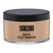 Loose Face Powder by Sacha Cosmetics, Best Matte Finishing Powder for use alon..