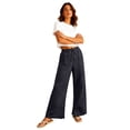 thumbnail image 5 of Stichou Linen Pants Women 2026 Summer Fashion Wide Leg High Waisted Palazzo Pant Boho Casual Drawstring Beach Lounge Trousers Dark Gray XL, 5 of 7