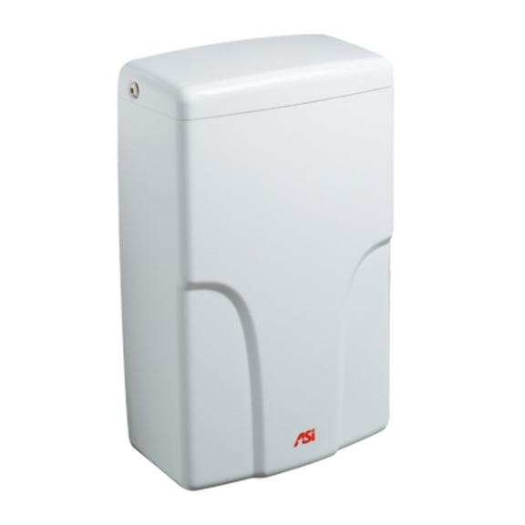 ASI-0196-2-00 - TURBO-Pro - Automatic High Speed Hand Dryer - HEPA Filter - ADA Compliant - (208-220V) - White