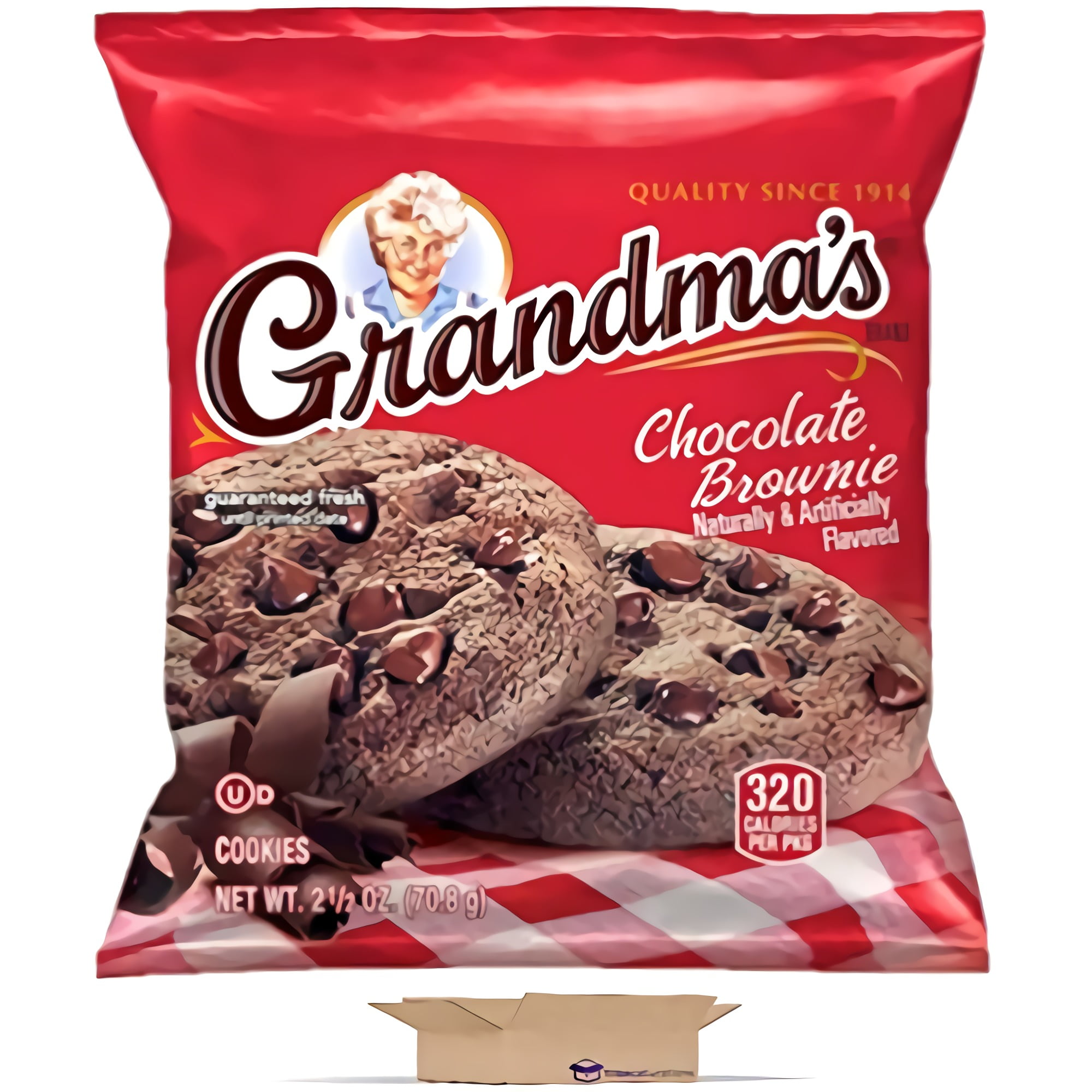 Grandma's Chocolate Brownie Grandma's Cookies Value Pack, 2.5 Oz | Pack of 30