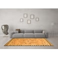 thumbnail image 3 of Ahgly Company Indoor Rectangle Oriental Orange Modern Area Rugs, 5' x 7', 3 of 4