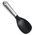 thumbnail image 2 of Cheers.US Stainless Steel Silicone Rice Spoon Non-Stick Pan Rice Spoon&nbsp;Flexibility Strong Hanging Hole Design Rice Cooker for Rice Spoon Kitchen Essential Tools, 2 of 7