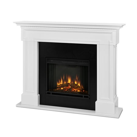 Thayer Electric Fireplace White By Real Flame Walmart Com