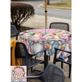 thumbnail image 4 of Easter Gnomes Outdoor Tablecloth - 60x60 Inch Square Dining Table Cover, Colorful Eggs Spring Flowers Branches Pink Waterproof Outdoor Table Cloth with Umbrella Hole & Zipper for Picnic/Patio/Party, 4 of 7