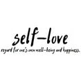 thumbnail image 2 of ArtsyQuotes 14x12 Gold Ornate Wood Framed with Double Matting Museum Art Print Titled - Artsy Quotes Quote: Self Love, 2 of 4