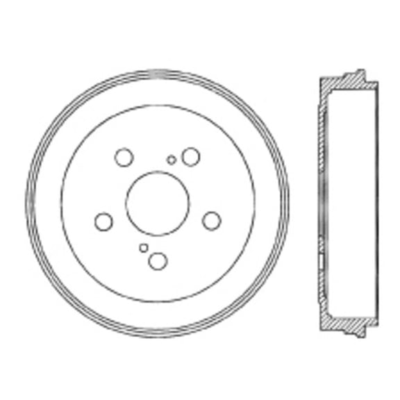 Brake Drum Fits select: 2003-2008 TOYOTA COROLLA MATRIX, 2003-2008 PONTIAC VIBE
