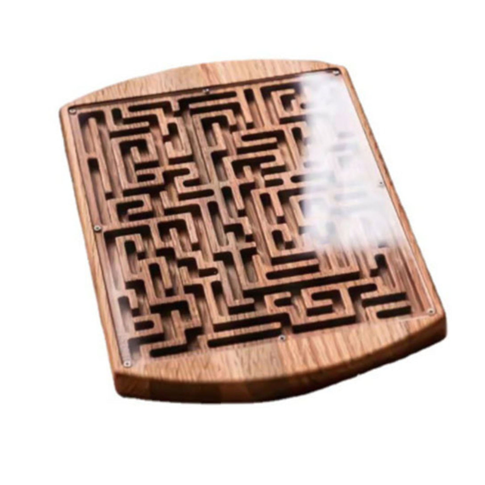 Wooden Balance Board Game with 3D Maze Classic Toy for All Ages in Nepal at NPR 10167 Rating 5