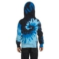 thumbnail image 2 of Youth 8.5 oz. Tie-Dyed Pullover Hooded Sweatshirt - BLUE OCEAN - L, 2 of 2