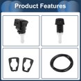 thumbnail image 7 of Unique Bargains Windshield Washer Nozzle Front With 1.2 Meter Fluid Hose No.4805742AB for Dodge Grand Caravan 2008-2020 Black White, 7 of 7