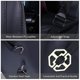thumbnail image 3 of Organizador de coche Protector de respaldo Protector de asiento de coche de cuero Pu con soporte para tableta plegable Protector de respaldo impermeable Bolsa de respaldo para niño, 3 of 5