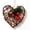 B, variant on 2026 Christmas Home Party Decoration Rattan Heart Christmas Ornament Woven Heart Hanging Decoration With Red Berries Xmas Tree Hanging Pendant For Wall Decor