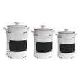 thumbnail image 2 of Vintage Black 3-Piece Canister Set, 64 oz/8.75"H,, 2 of 3