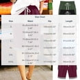 thumbnail image 4 of Womens Shorts Summer 2026 Plus Size Solid Five Points Large Size Cotton Linen Shorts with Pockets Casual Pants,Summer Beach Shorts,Navy_3XL, 4 of 8