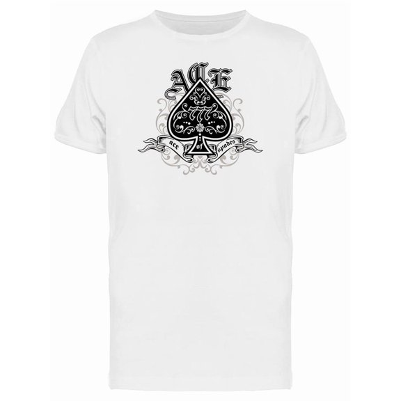 Ace Of Spades Graphic Tee Men's -Image by Shutterstock