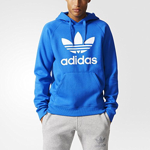 mens adidas blue hoodie