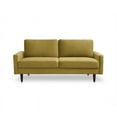 thumbnail image 3 of Enor Furniture Lauring 70" Upholstered Modern Velvet Sofa in Gold, 3 of 13