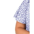 thumbnail image 6 of Aria 100% Cotton Raglan Sleeve Round Neck Sleepwear Gown, Sizes XS-5X, 6 of 8