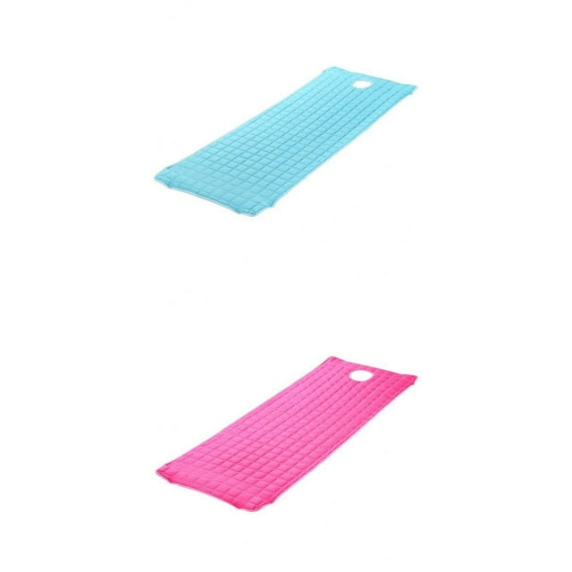 Funda de colchón antideslizante Baoblaze 190x70cm 2 piezas azul