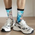 thumbnail image 6 of KLL Vintage Map Travel Essentials Print Cool Socks Men's Women's Crew Socks Funny Crazy Novelty Stockings, 6 of 6