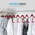 thumbnail image 3 of Velvet Ultra Slim Non Slip Shirt Hangers  50 Pack  Grey, 3 of 8